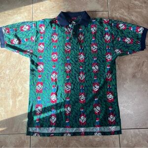 Tabasco Polo Shirt Green Chilis Men’s Size L